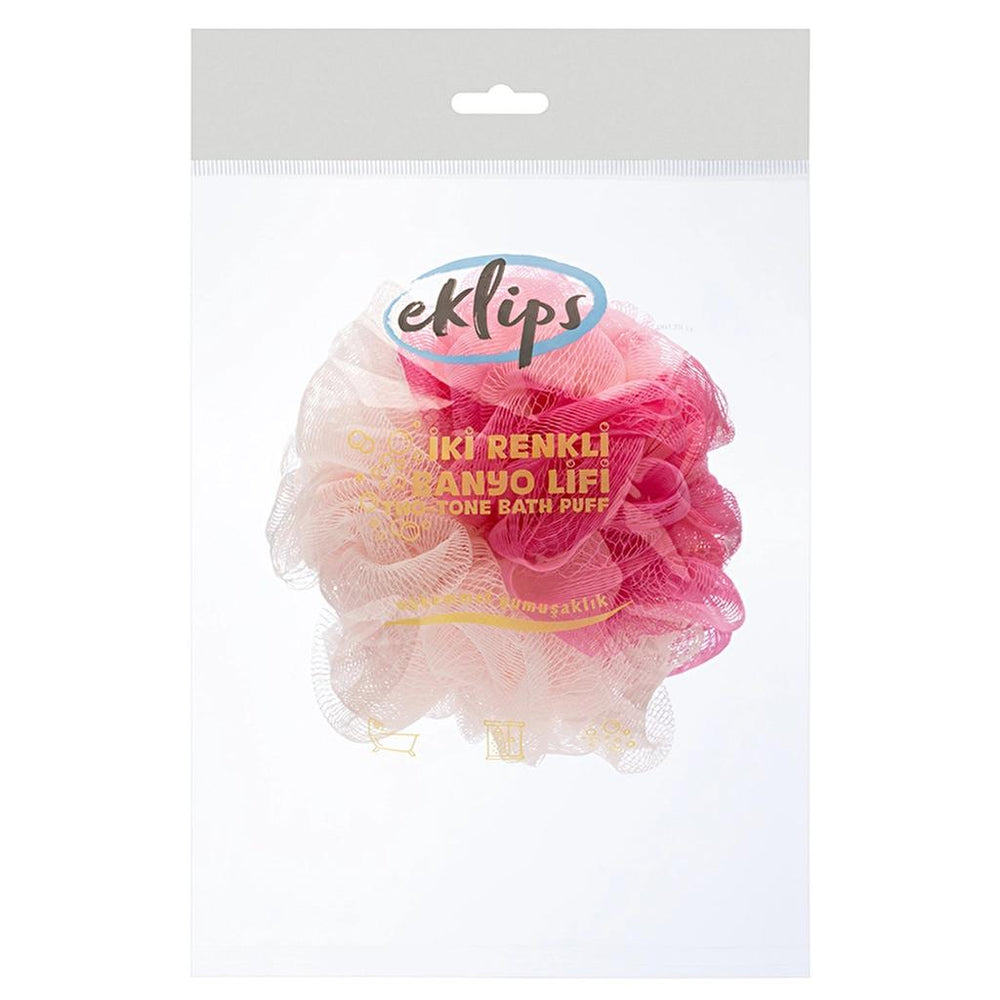 Eklips Dual-Tone Bath Sponge for Gentle Exfoliation
