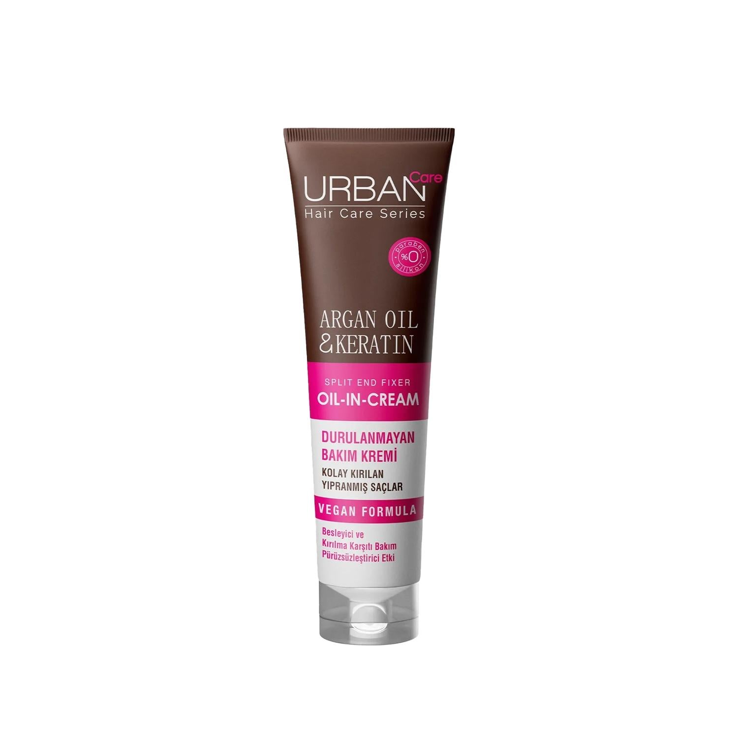 URBAN Care Leave-in Hair Care Cream with Argan Oil & Keratin - Nourishes & Strengthens Fragile Hair, 5.07 fl oz URBAN Care Leave-in Hair Cream - Argan Oil & Keratin for Fragile Hair Leave-in Hair Cream, Argan Oil Hair Care, Keratin Hair Treatment, Fragile Hair Care, Nourishing Hair Products, Hair Nourishment, Hair Strengthening, Leave-in Formula, Hair Care Routine, Healthy Hair, Hair Growth, Damage Repair, Argan Oil Benefits, Keratin Benefits