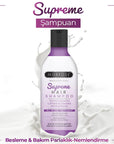 Morfose Supreme Hair Shampoo - Nourishing Formula for Dry, Damaged Hair - Biotin & Vegan Collagen - Strengthens, Moisturizes & Adds Shine (10.14 fl oz) Morfose Shampoo: Repair Dry, Damaged Hair - Biotin & Vegan Collagen hair shampoo, dry hair shampoo, damaged hair shampoo, vegan collagen shampoo, biotin shampoo, hair strengthening shampoo, hair breakage treatment, hair moisturizing shampoo, shampoo for shiny hair, nourishing hair shampoo, dry hair, damaged hair, vegan collagen, biotin, hair strengthening, b