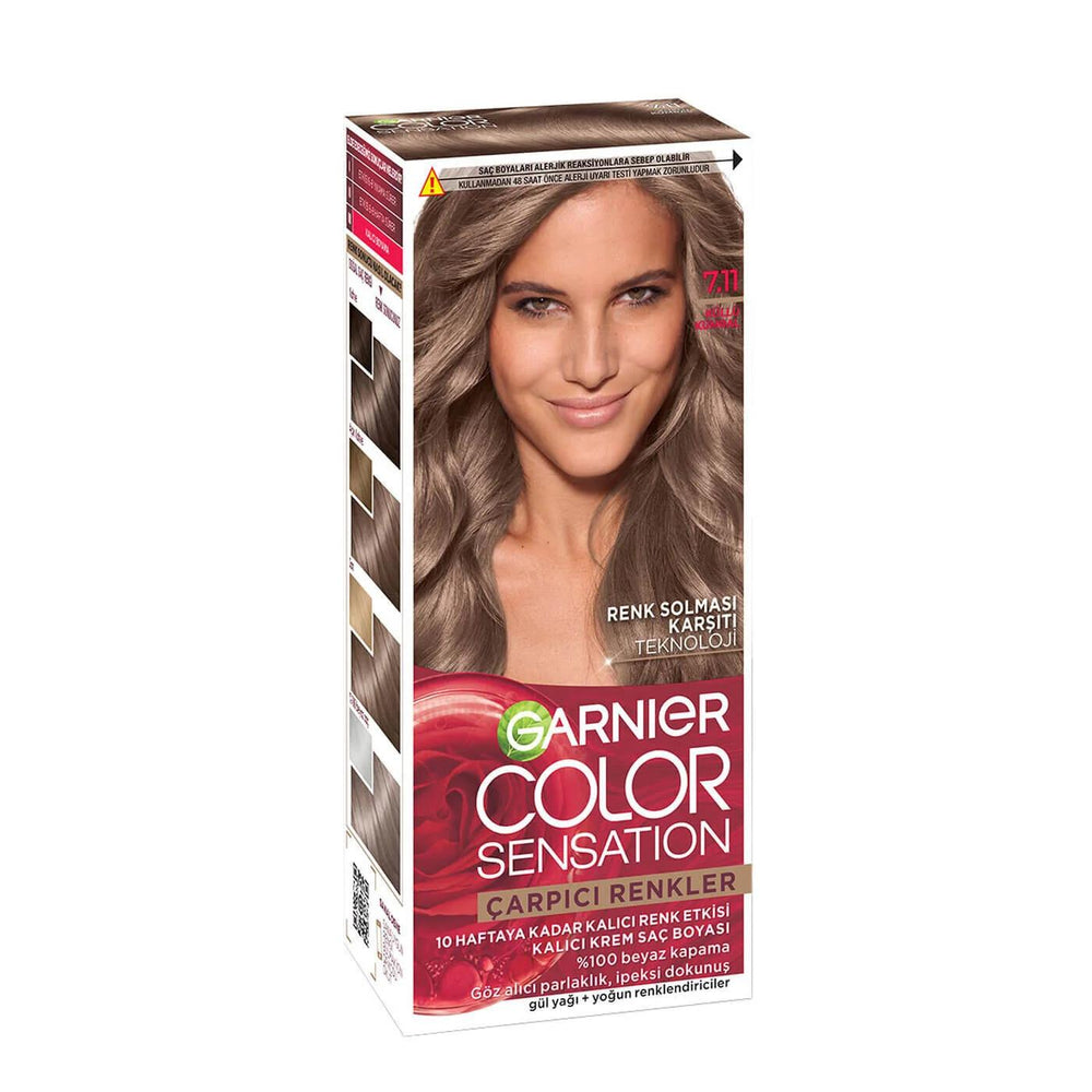Garnier Color Sensation Hair Color 711 Ash Light Brown