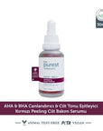 The Purest Solutions Exfoliating Facial Peeling - AHA BHA Exfoliant with Tasmanian Pepper & Hyaluronic Acid - 1.01 fl oz Exfoliating Facial Peeling - AHA BHA with Tasmanian Pepper Exfoliating Facial Peeling, AHA BHA Exfoliant, Tasmanian Pepper Soothing Extract, Hyaluronic Acid Hydration, Skin Rejuvenation Treatment, skincare, facial peeling, exfoliant, uneven skin tone, acne scars, clogged pores, sensitive skin, gentle exfoliation, skin hydration