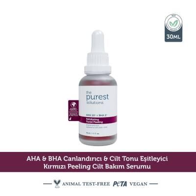 The Purest Solutions Exfoliating Facial Peeling - AHA BHA Exfoliant with Tasmanian Pepper & Hyaluronic Acid - 1.01 fl oz Exfoliating Facial Peeling - AHA BHA with Tasmanian Pepper Exfoliating Facial Peeling, AHA BHA Exfoliant, Tasmanian Pepper Soothing Extract, Hyaluronic Acid Hydration, Skin Rejuvenation Treatment, skincare, facial peeling, exfoliant, uneven skin tone, acne scars, clogged pores, sensitive skin, gentle exfoliation, skin hydration