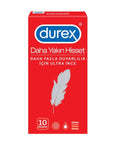 Durex Ultra-Thin Condoms - 10 Pack, Sensitive, Reliable Contraceptive Protection - Intimate Care