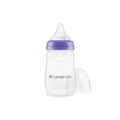 Lansinoh Natural Wave Baby Bottle 240ml - BPA Free, Anti-Colic, Breast Milk Storage - view 2