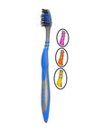 Colgate Zig Zag Charcoal Manual Toothbrush for Effective Oral Hygiene - Medium Bristle Hardness - Toothpaste