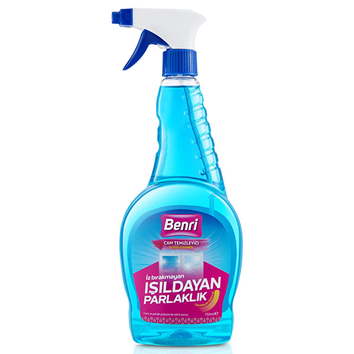 Benri Glass Cleaner 750ml - Streak-Free Multi-Surface Cleaner for Glass, Mirrors, and More Benri Glass Cleaner 750ml - Streak-Free Cleaning Glass cleaner, Streak-free cleaning, Multi-surface cleaner, Benri Cam Temizleyici, Household cleaning products, Cleaning solution, Glass cleaning, Mirror cleaning, Porcelain cleaning, Ceramic cleaning, Household cleaning, Cleaning products, Benri, 750ml