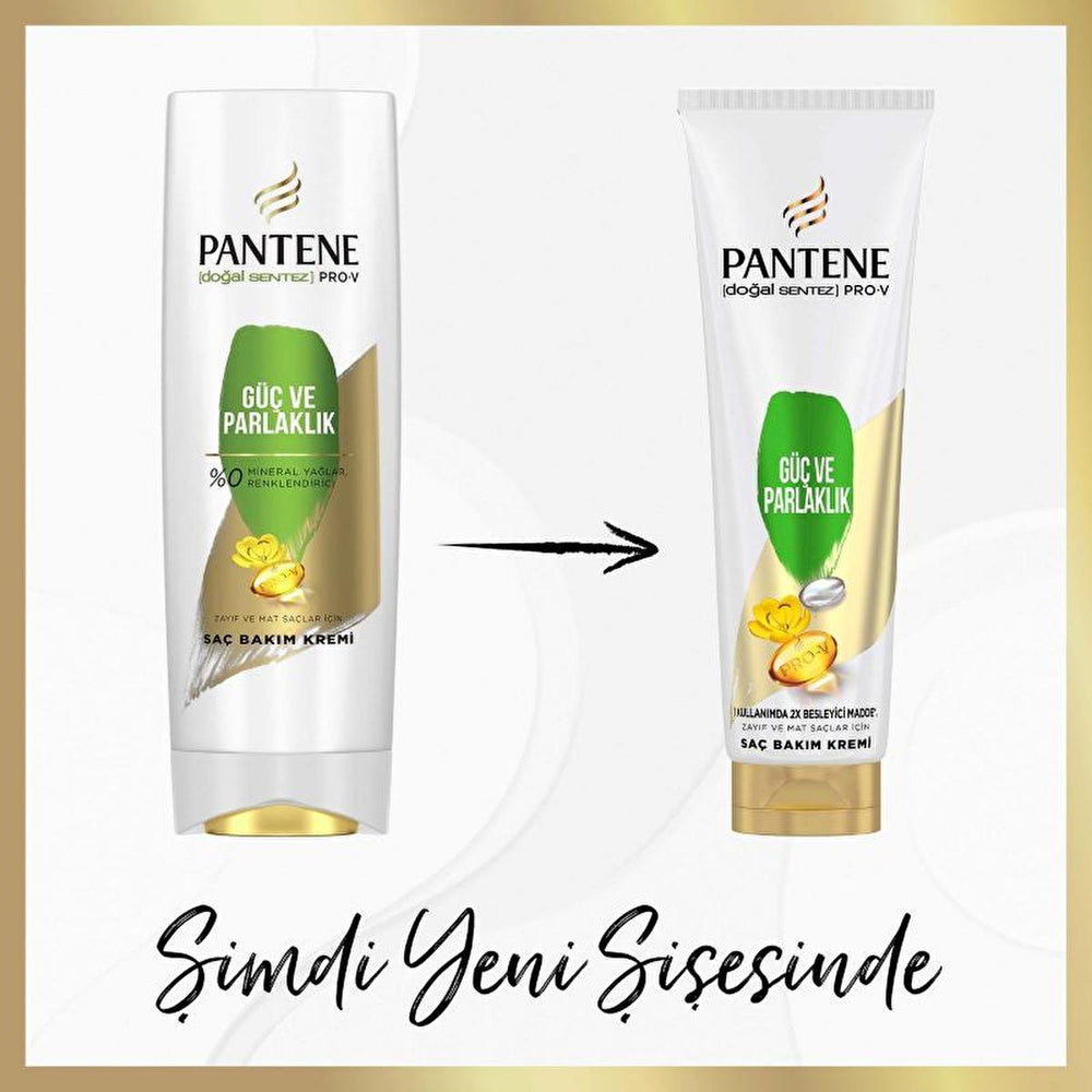 Pantene Doğal Sentez Hair Care Cream for Weak & Lifeless Hair - Nourishing, Strengthening & Shine - 9.30 fl oz - view 6