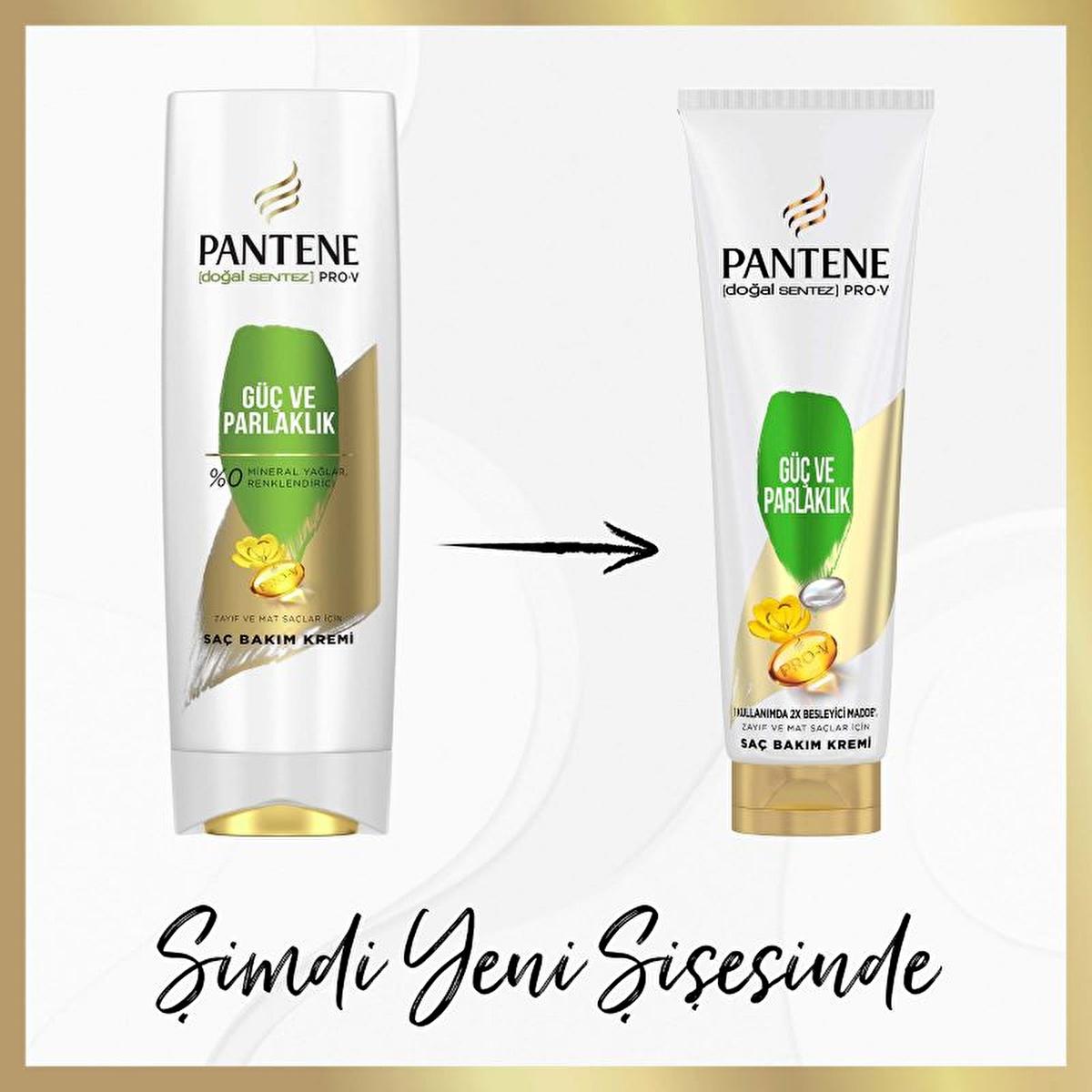 Pantene Doğal Sentez Hair Care Cream for Weak & Lifeless Hair - Nourishing, Strengthening & Shine - 9.30 fl oz Pantene Doğal Sentez Hair Cream - Nourishing & Strengthening Pantene Doğal Sentez, Hair care cream, Nourishing hair cream, Hair strengthening product, Natural hair care product, Sulfate-free hair care, Paraben-free hair care, Hair nourishment, Hair strengthening, Visible shine, Weak hair, Lifeless hair, Pro-V nutrients, Swiss Vitamin Institute tested, Eco-friendly packaging, Recyclable packaging, H
