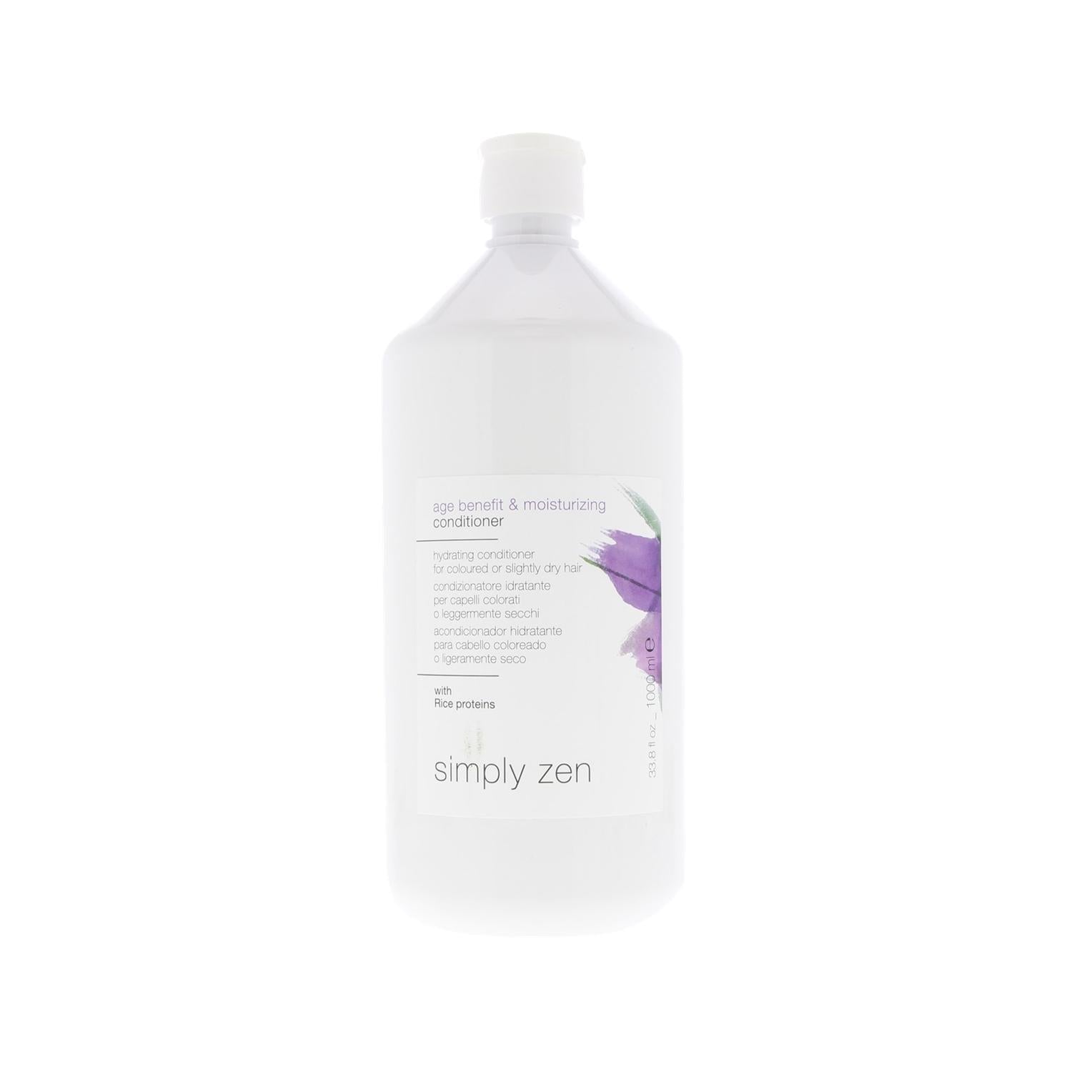 Simply Zen Age Benefit & Moisturizing Hair Conditioner: Revitalize Dry, Aging Hair with Salon-Quality Hydration - 1000 ml Large Size! Simply Zen Hair Conditioner: Moisturize & Revitalize Aging Hair hair conditioner, moisturizing hair conditioner, age benefit hair cream, Simply Zen conditioner, hair moisturizing treatment, dry hair conditioner, large size hair conditioner, salon quality conditioner, hair care, moisturizing, age benefit, 1000 ml, cream, aging hair, dry hair, salon-quality, hair hydration, hai