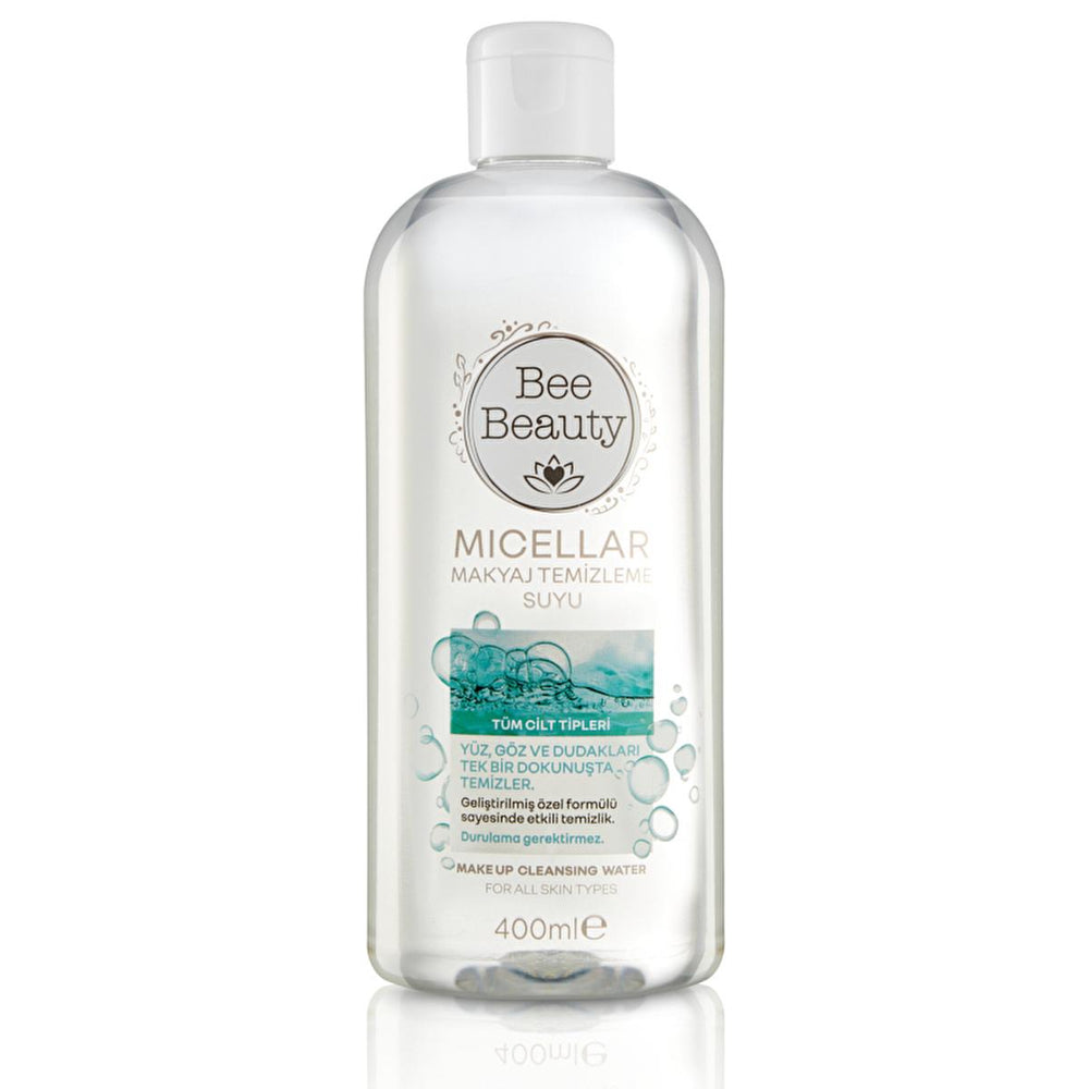 Bee Beauty Micellar Makeup Cleansing Water - Gentle, Effective Makeup Remover for All Skin Types, 400ml - Makeup Remover