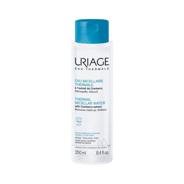 Uriage Micellar Water - Gentle & Hypoallergenic Cleanser for Dry, Sensitive Skin - Removes Makeup, Soothes & Hydrates - 8.45 fl oz Uriage Micellar Water: Gentle Cleanser for Dry, Sensitive Skin Micellar water, Uriage micellar water, Dry skin cleanser, Hypoallergenic makeup remover, Gentle facial cleanser, Micellar water for sensitive skin, No rinse cleanser, Thermal water cleanser, makeup remover, sensitive skin, dry skin, cleanser, facial cleanser, Uriage, hypoallergenic, no rinse, thermal water, skincare,