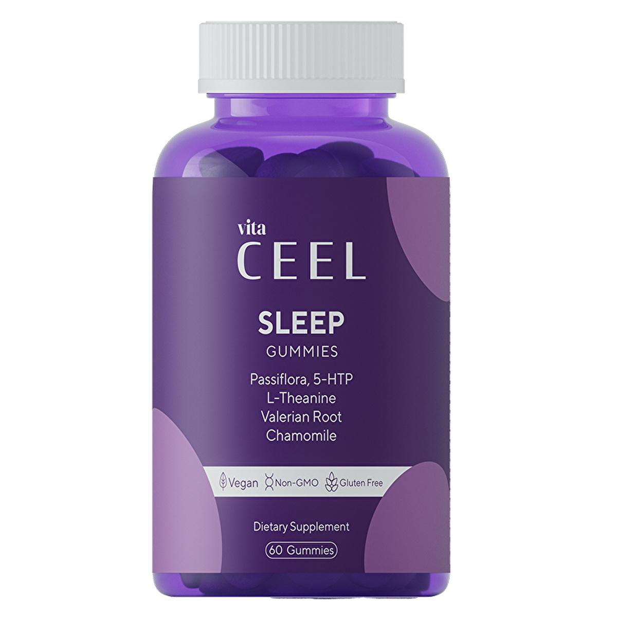 Vita Ceel Vegan Sleep Support Gummies: Natural Herbal Sleep Aid with Passiflora, L-Theanine & Chamomile - Non-Habit Forming, Improve Sleep Quality Vita Ceel Vegan Sleep Gummies: Natural Aid for Restful Sleep Sleep support gummies, Vegan sleep aid, Natural sleep remedy, Passiflora sleep supplement, L-Theanine for sleep, Valerian root sleep aid, Chamomile sleep supplement, Herbal sleep gummies, Non-habit forming sleep aid, Vitamin B6 for sleep, sleep gummies, vegan gummies, sleep supplement, passiflora, l-the