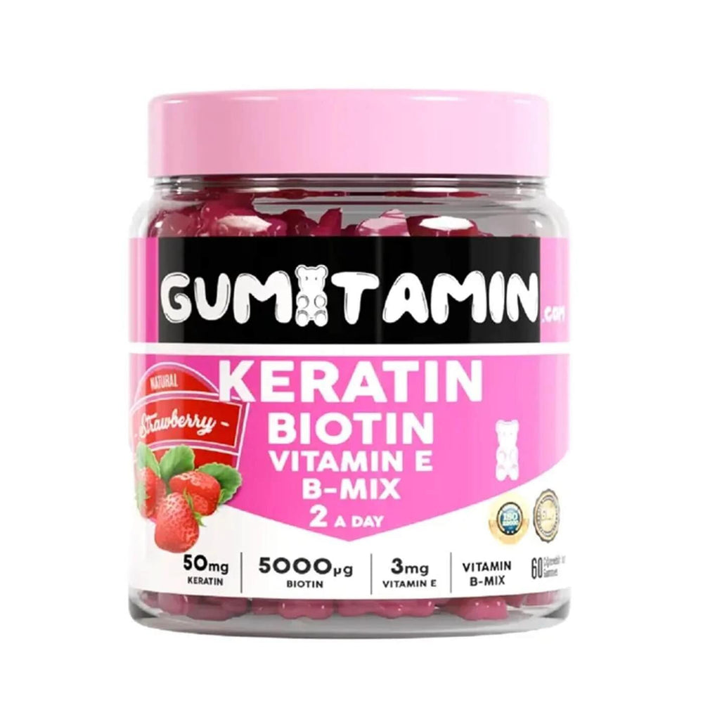 Gumitamin Hair and Nail Gummy with Biotin and Keratin 180g