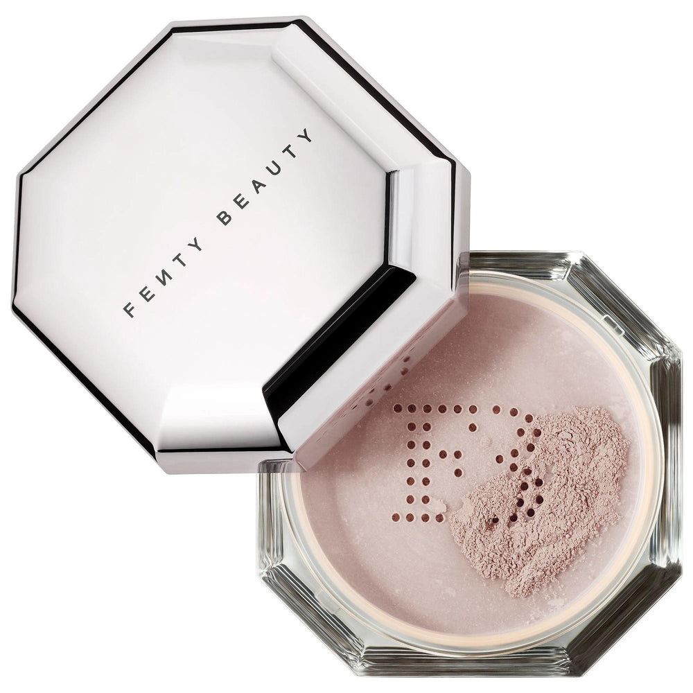 Fenty Beauty Pro Filt'r: Weightless Setting Powder for Shine Control, Blurring, & Photo-Ready Perfection - Long-Lasting Makeup Fenty Beauty Setting Powder: Shine Control & Photo-Ready Perfection setting powder, loose setting powder, retouch setting powder, shine control powder, blurring powder, photo-ready makeup, long-lasting makeup, pore minimizing powder, translucent setting powder, makeup, face makeup, setting spray & powder, flawless complexion, shine control, pore minimizing, long-wearing, lightweight