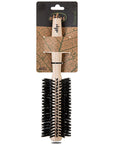 Eklips Natural Hair Brush 224 - Wooden Handle Blow Dryer Brush for Effortless Styling - Hair Accessories