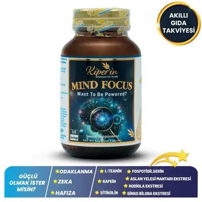 Kiperin Mind Focus Supplement: Boost Focus, Memory & Cognitive Function with L-Theanine, Lion's Mane & Citicoline - 30 Capsules Kiperin Mind Focus: Boost Memory & Focus | Cognitive Supplement Mind Focus Supplement, Cognitive Enhancement, Brain Supplement, Focus and Concentration, Memory Support, Nootropic Supplement, L-Theanine Supplement, Lion's Mane Extract, Citicoline Capsules, focus supplement, memory supplement, cognitive function, mental clarity, brain health, stress relief, anxiety relief, alertness,
