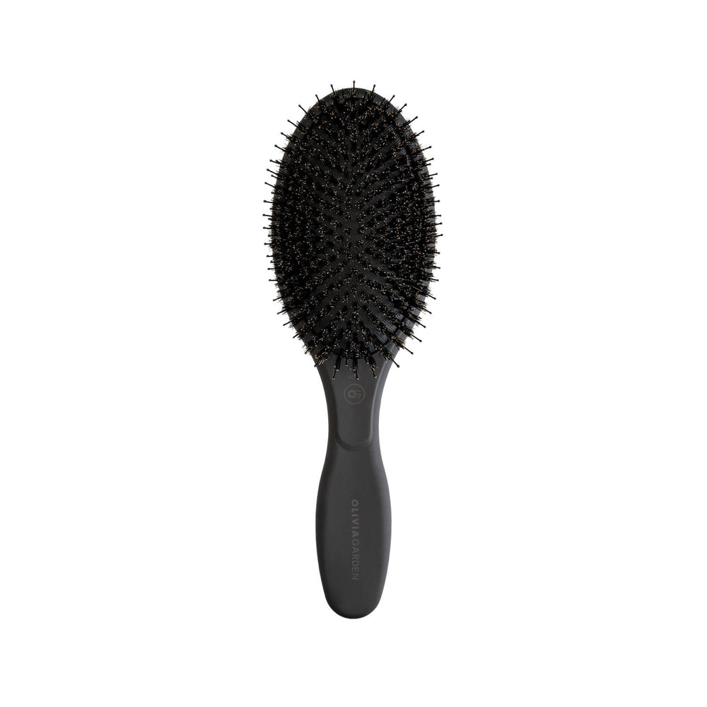 Olivia Garden Expert Care Boar & Nylon Bristle Brush - Black Label