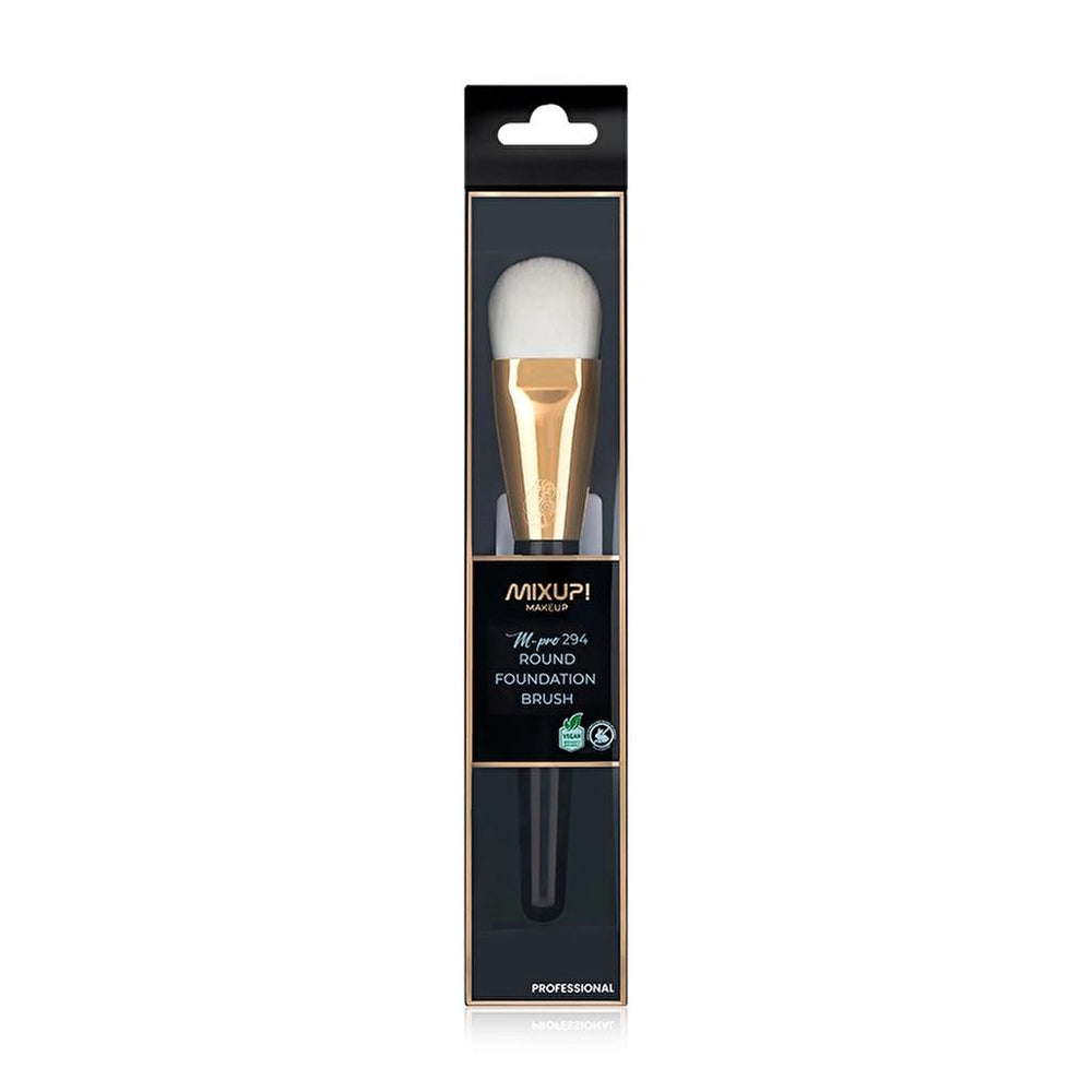 Mixup! M-Pro 294 Round Foundation Brush for Flawless Makeup Application