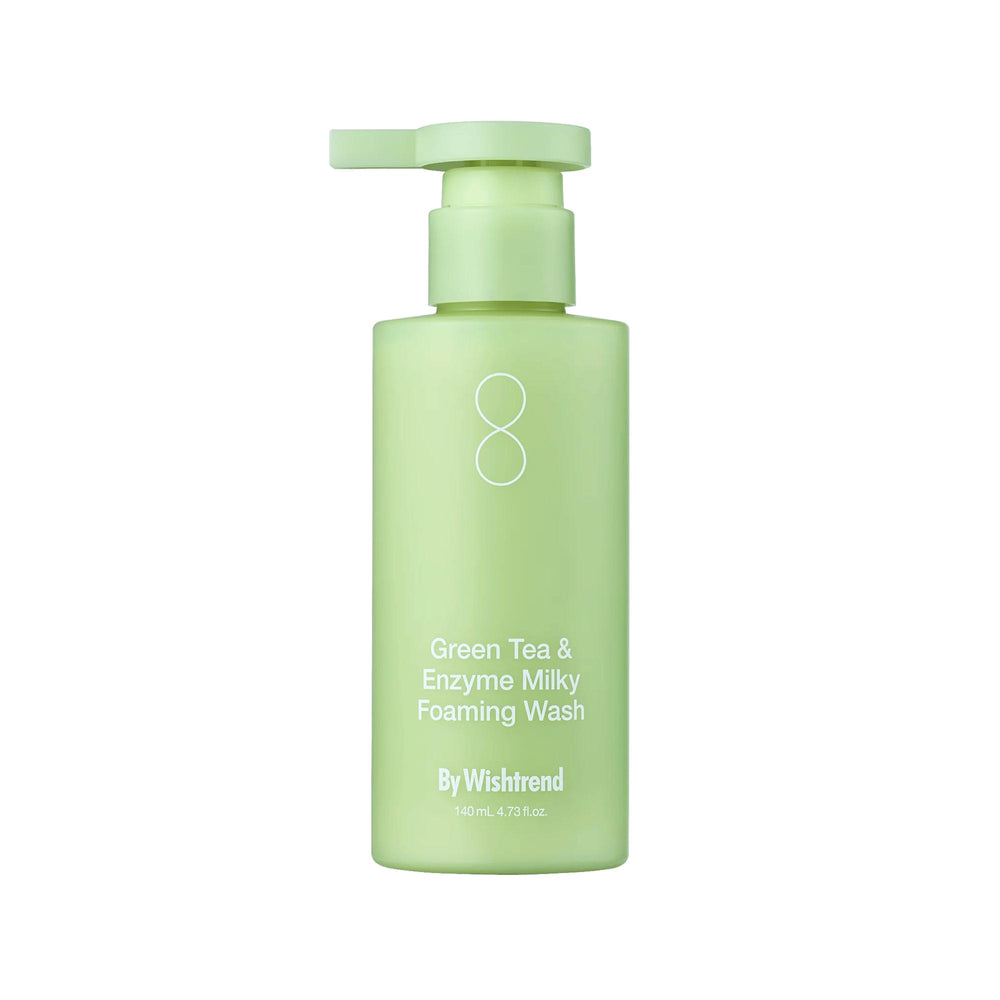 By Wishtrend Green Tea & Enzyme Milky Cleansing Foam 140ml