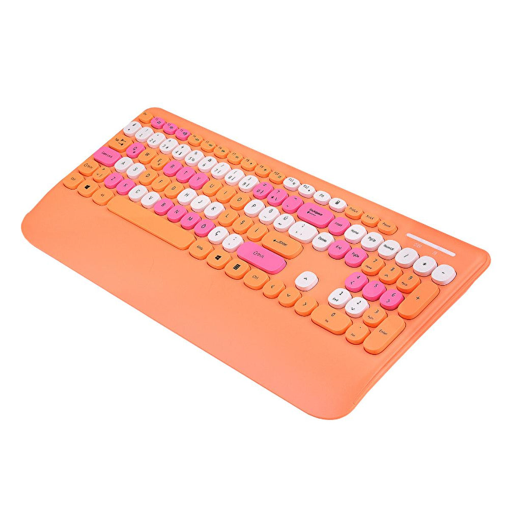 Everest Wireless Keyboard and Mouse Set - 2.4Ghz USB Receiver, 1600 DPI Mouse, TR-Q Layout - view 4