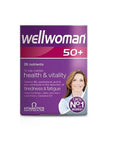 Vitabiotics Wellwoman 50+ Dietary Supplement for Women - Multivitamin with Antioxidants, Lutein, and Coenzyme Q10 - 30 Tablets Vitabiotics Wellwoman 50+ Multivitamin Supplement for Women Dietary Supplement for Women Over 50, Multivitamin for Women, Antioxidant Supplement, Lutein Supplement, Coenzyme Q10 Supplement, Vitabiotics, Women's Health, Nutritional Supplement, Vitamins and Minerals, Women's Wellness, Health Supplements, Age-related Health Support