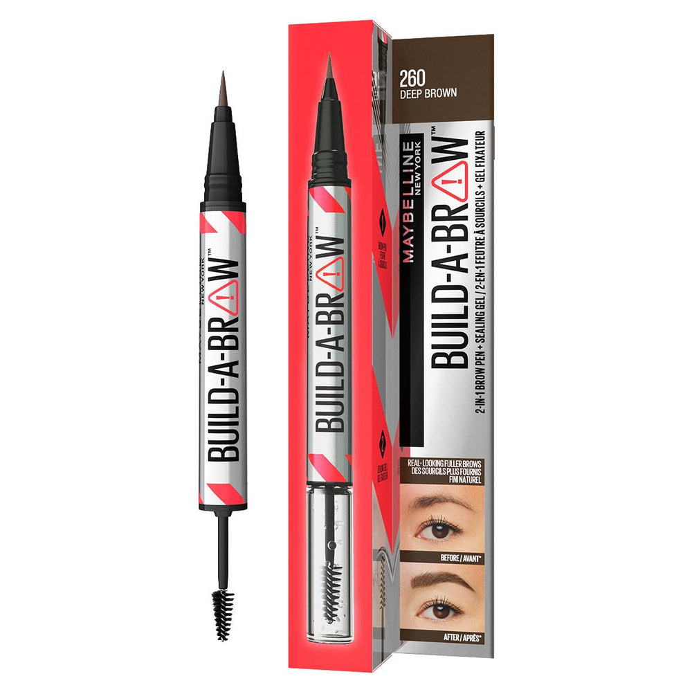 Maybelline New York Build a Brow 2-in-1 Eyebrow Pencil & Gel - Long Lasting, Easy 2-Step Eyebrow Makeup Solution - view 4