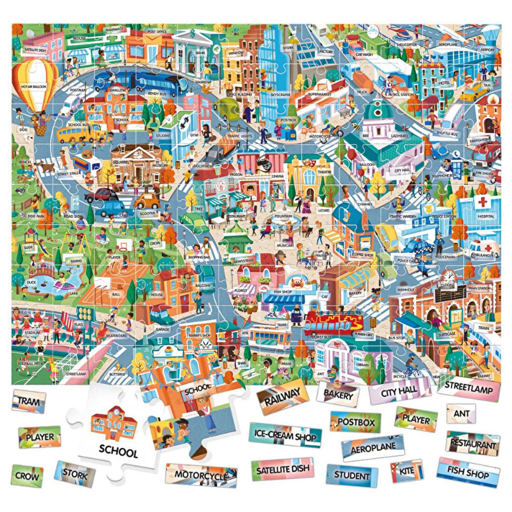 Headu Educational Puzzle for Children - English Vocabulary Learning Toy for Kids Aged 4-8 - view 3