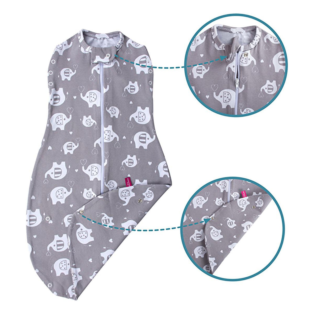 Sevi Bebe Baby Swaddle Sleep Sack for Newborns - Ergonomic Design, Safe Sleep Solution - view 3