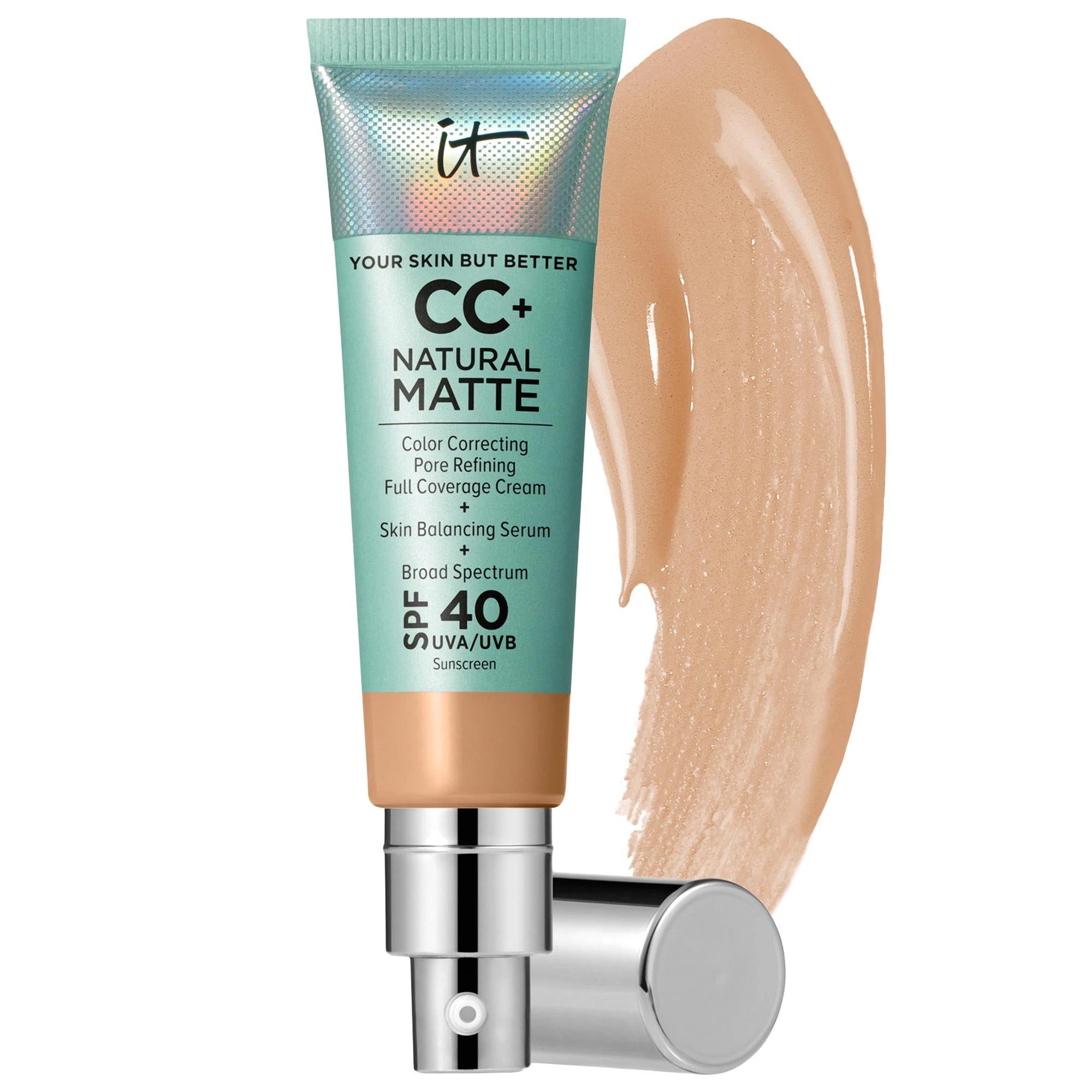 CC+ Cream Natural Matte Foundation with SPF 40 - Full Coverage, Non-Comedogenic, Fragrance-Free Makeup CC+ Cream Matte Foundation SPF 40 - Full Coverage, Non-Comedogenic matte foundation, SPF 40 foundation, non-comedogenic foundation, fragrance-free foundation, full-coverage foundation, CC cream, natural makeup, long-lasting makeup, oily skin solution, sensitive skin friendly, vegan makeup, broad-spectrum sun protection, skin hydration, shine control, pore minimizer, flawless finish, everyday makeup, specia