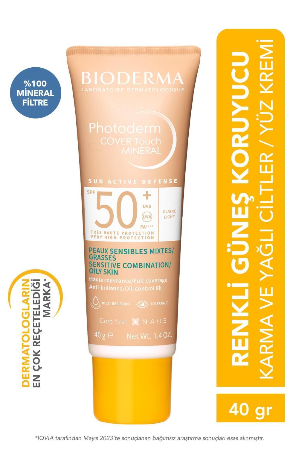 Bioderma Photoderm COVER Touch SPF50+ Very Light: High Protection Tinted Mineral Sunscreen for Sensitive Skin, Facial Sunscreen, 40gr Bioderma SPF50+ Sunscreen - Tinted Mineral Protection Bioderma sunscreen, SPF50+ sunscreen, facial sunscreen, sunscreen for sensitive skin, tinted mineral sunscreen, very light sunscreen, COVER Touch sunscreen, high protection sunscreen, sunscreen, sensitive skin, sun protection, UVA protection, UVB protection, face sun protection, light coverage sunscreen, mineral sunscreen,