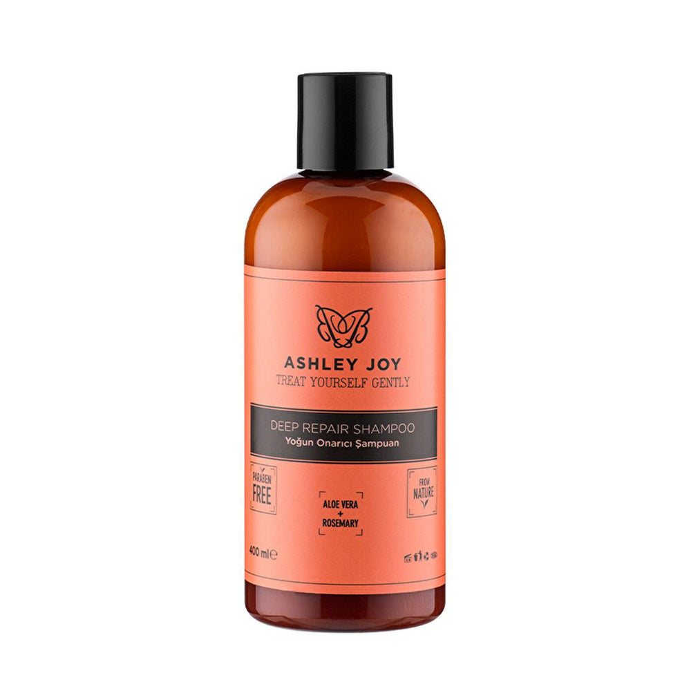 Ashley Joy Intensive Repair Shampoo: Strengthens, Moisturizes & Prevents Breakage - Rosemary & Plant-Based for Damaged, Weak Hair (13.53 fl oz) Ashley Joy Repair Shampoo: Strengthens & Moisturizes Damaged Hair repair shampoo, damaged hair shampoo, hair strengthening shampoo, hair breakage treatment, rosemary shampoo, moisturizing shampoo, sodium PCA shampoo, intensive hair repair, shampoo for weak hair, plant based shampoo, shampoo, hair care, hair treatment, hair breakage, weak hair, dry scalp, plant oils,