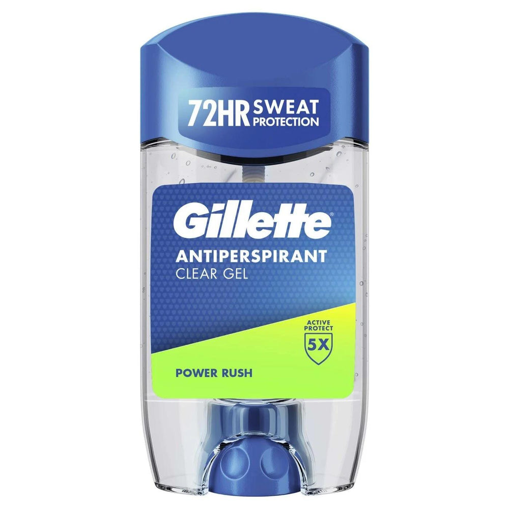 Gillette Clear Gel Power Rush Antiperspirant Deodorant 70 ml