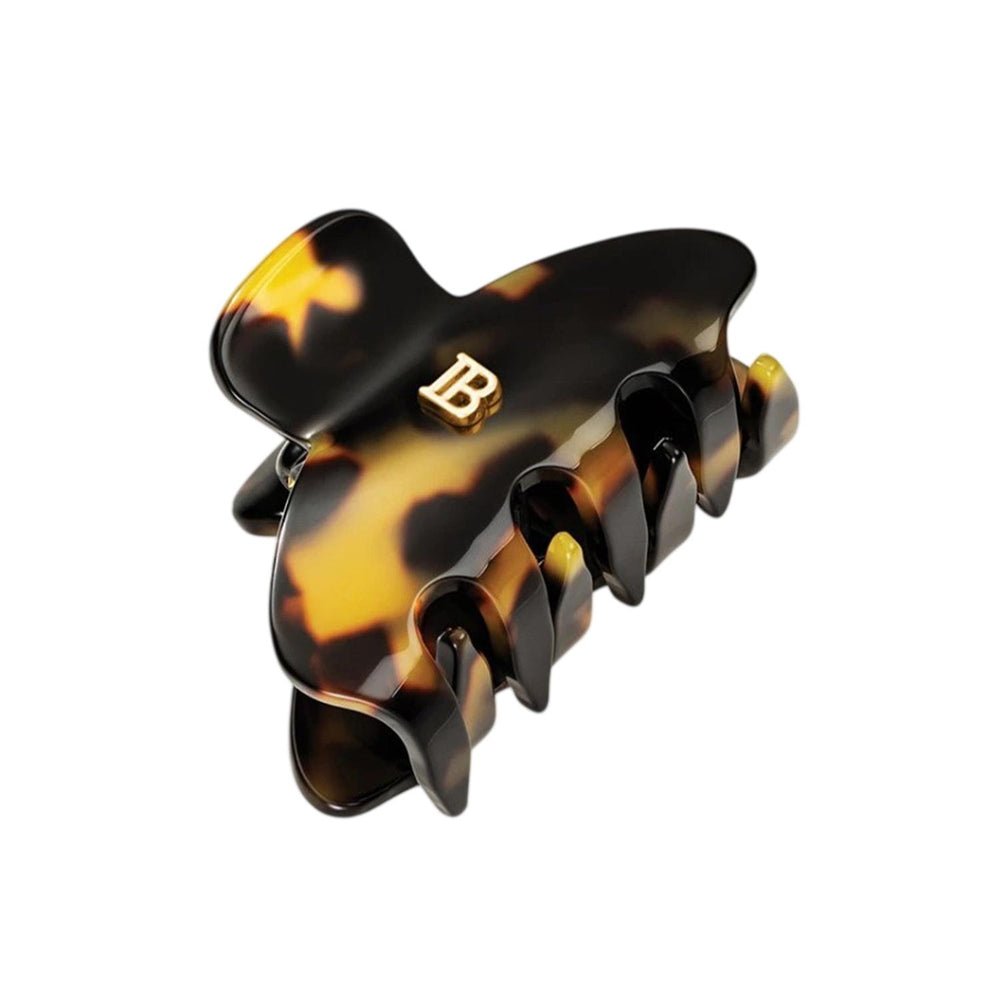 Balmain Cellulose Acetate Pince à Cheveux Small Tortoise Shell