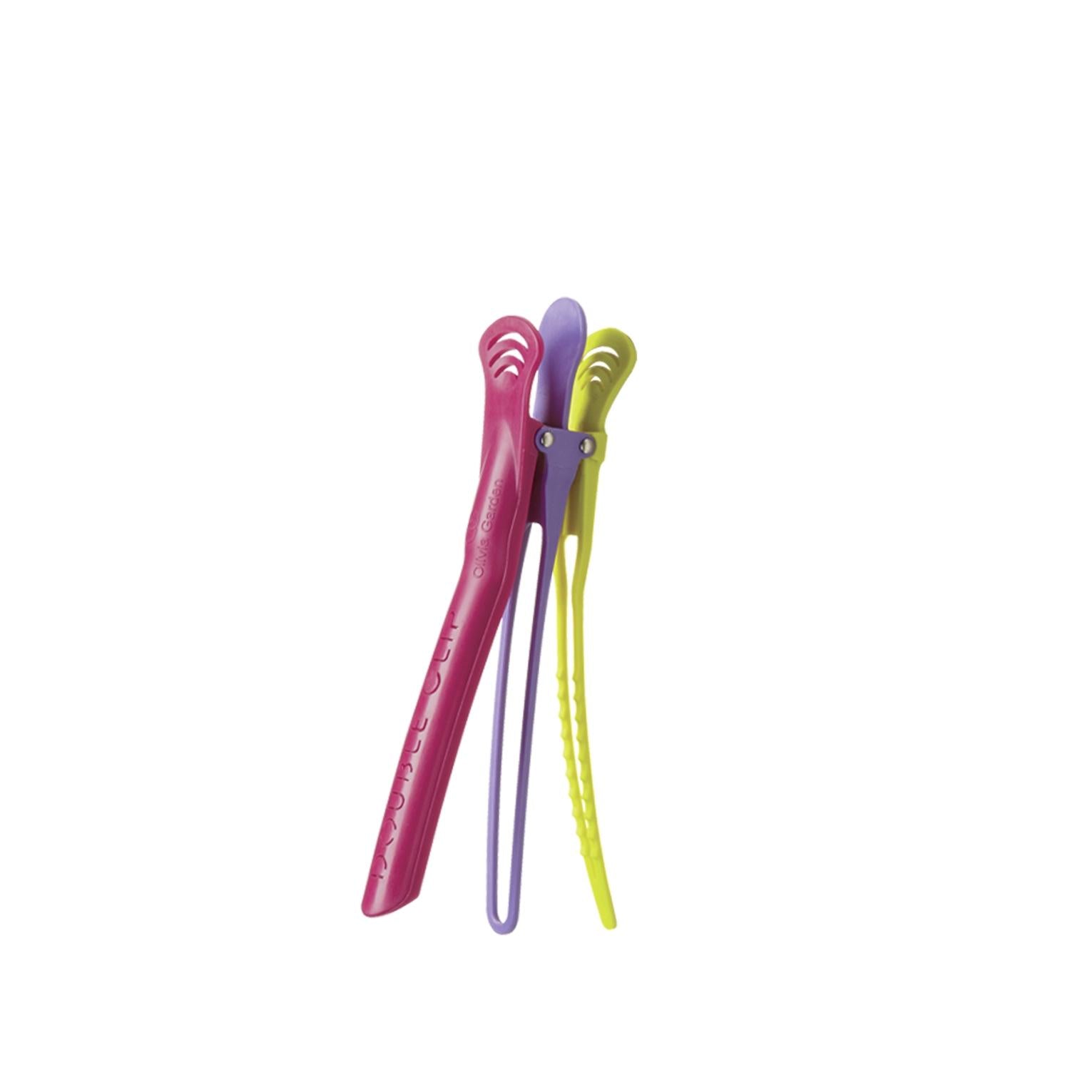 Olivia Garden Double Clip Hair Clips - 2 Pack - Strong Hold for Thick or Long Hair Olivia Garden Double Clip Hair Clips - Strong Hold for Thick Hair hair clip, double clip, two-layer hair clip, Olivia Garden hair accessories, hair styling tools, strong hold hair clips, thick hair solutions, long hair clips, reliable hair accessories, hair organization, durable hair clips, compact hair clips, value for money hair clips