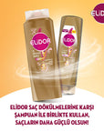 Elidor Hair Loss Conditioner: E Vitamin, Chia Seed Oil & Keratin - Hair Breakage Treatment, Strengthening Hair Conditioner, Hair Repair, Split Ends - 11.83 fl oz Elidor Hair Loss Conditioner: Repair Breakage, E Vitamin & Keratin hair loss conditioner, hair breakage treatment, E vitamin hair care, chia seed oil hair, keratin hair conditioner, strengthening hair conditioner, Elidor hair conditioner, hair serum, hair repair, split ends, hair conditioner, hair care, hair treatment, breakage, hair strengthening,