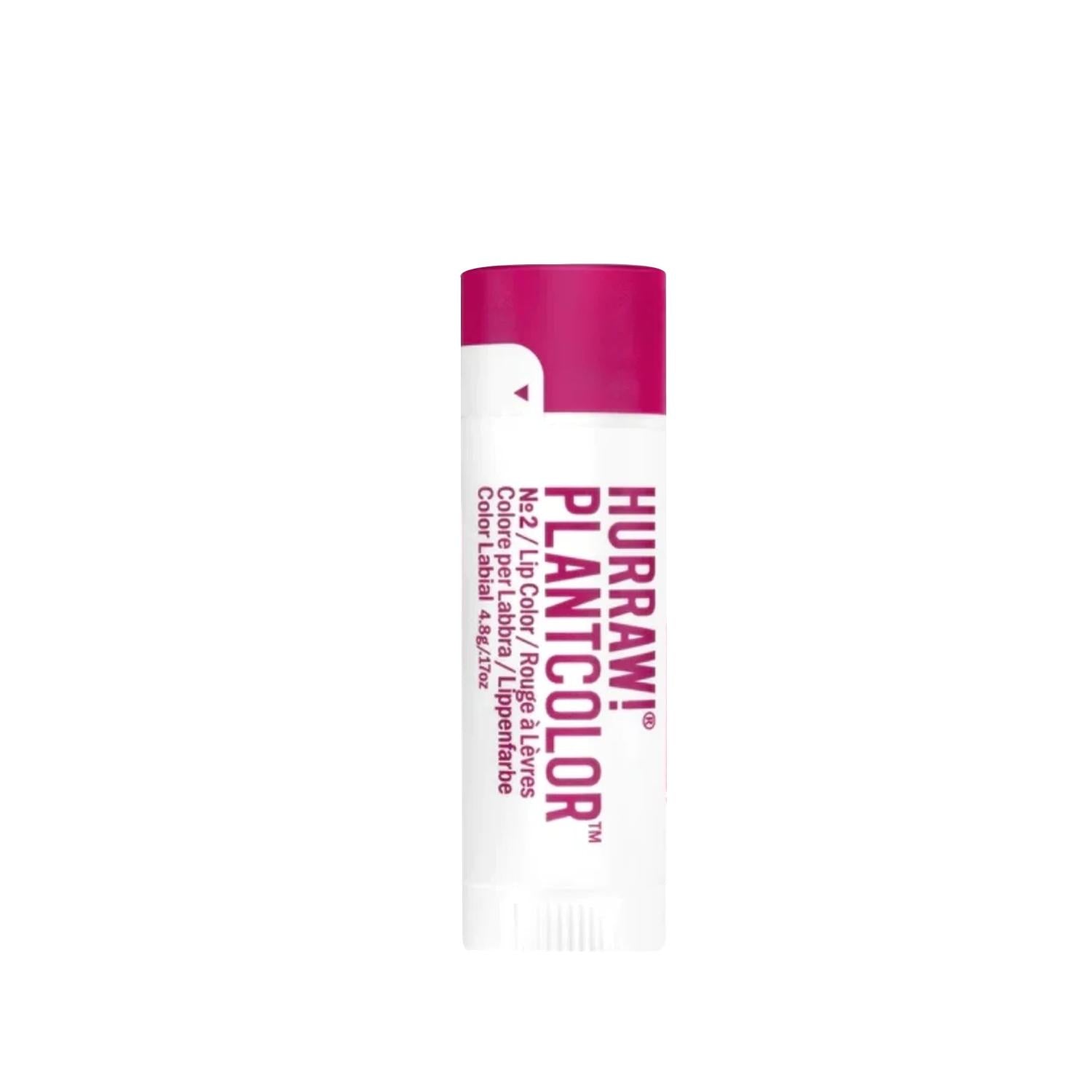 Hurraw Natural Lip Color, Plant-Based Lip Tint - No2 Shade (4.8g) Hurraw Natural Lip Color - No2 Shade Hurraw lip color, plant-based lip tint, natural lip care, lip colorant, organic cosmetics, natural cosmetics, lip care products, compact beauty products, travel-friendly cosmetics