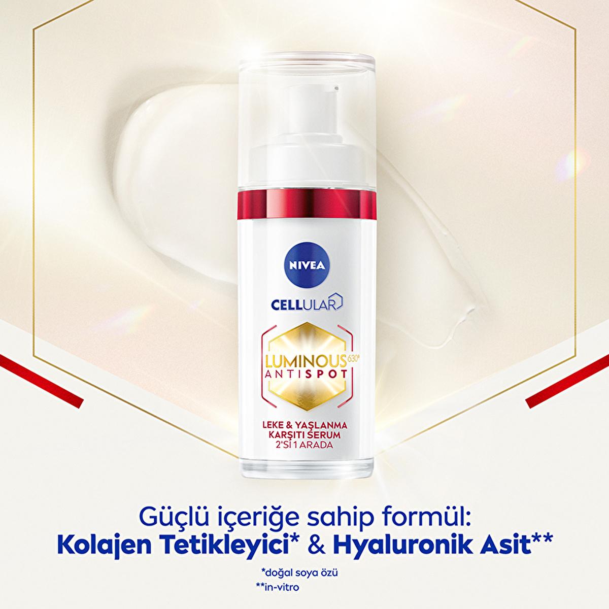 Nivea Luminous630 Anti-Aging Serum: Reduce Dark Spots & Wrinkles, Hyaluronic Acid & Collagen, Firm & Hydrate Skin Nivea Luminous630 Serum: Anti-Aging, Dark Spot & Wrinkle Reduction Nivea Luminous630 Serum, Anti-aging serum, Dark spot corrector, Wrinkle reduction serum, Hyaluronic acid serum, Collagen boosting serum, Skin firming serum, Age spot treatment, Luminous630 anti-blemish, anti-aging serum, anti-aging skin care, dark spot remover, wrinkle reducer, skin hydration, skin firming, age spot removal, lumi