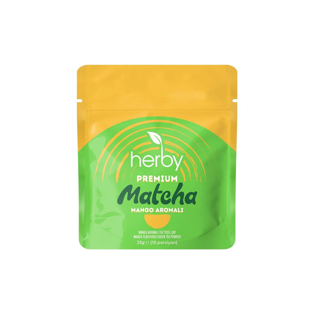Herby Premium Matcha Tea with Mango Flavor 25g