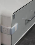 Miny Baby Cabinet Safety Lock - Childproof Drawer Lock with Double Safety Button Mechanism Miny Baby Cabinet Safety Lock - Secure Drawers & Cabinets baby safety lock, child safety lock, cabinet lock, drawer lock, childproofing solution, baby safety products, child safety products, home safety, parenting essentials, nursery safety, toddler safety