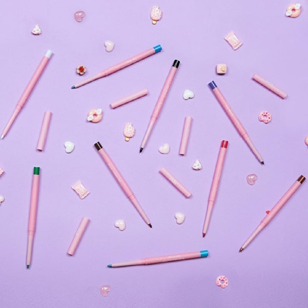 Soda Eyeliner Pencil - Waterproof, Long-Lasting Eye Makeup with Built-in Sharpener - Black Heart - view 2