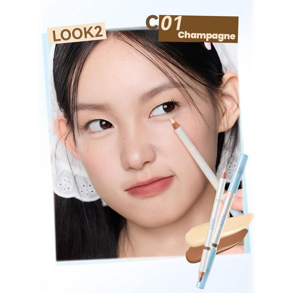 AZTK Smart Makeup Pencil Dual-End Champagne C01