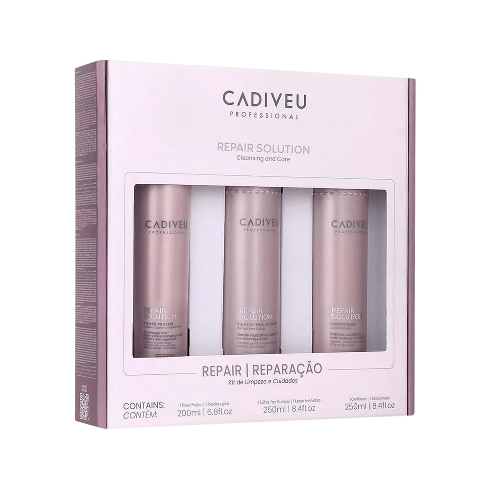 Cadiveu Repair Solutions Hair Care Set for Damaged Hair 2x250ml