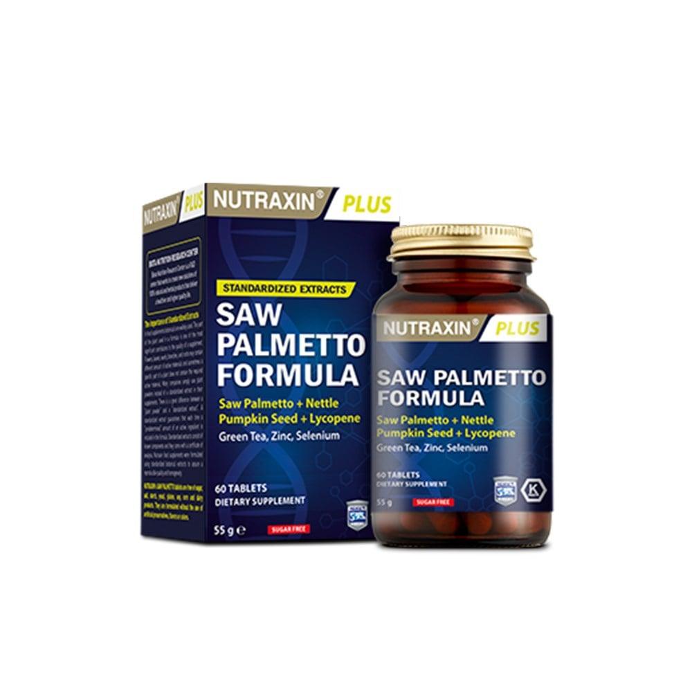 nutraxin saw palmetto formula 60 tablets packaging, ingredients of nutraxin saw palmetto formula Nutraxin Saw Palmetto Formula - Dietary Supplement | 60 Tablets Nutraxin Saw Palmetto Formula 60 Tablets saw-palmetto, nutraxin, dietary-supplement, adult-health, herbal-remedies, pumpkin-seed, green-tea, zinc-supplement, lycopene, ai-generated