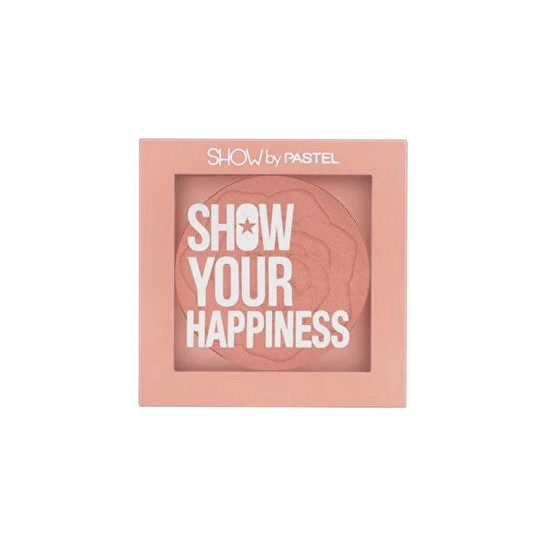 Show By Pastel Blush - Show Your Happiness 203: Vegan, Cruelty-Free, Long-Lasting, & Highly Pigmented for a Youthful, Healthy Glow Show By Pastel Blush: Vegan, Cruelty-Free, Long-Lasting Color blush, pastel blush, vegan blush, cruelty-free blush, long-lasting blush, shimmery blush, matte blush, halal blush, buildable blush, highly pigmented blush, vegan cosmetics, cruelty-free cosmetics, long-lasting makeup, healthy glow, natural glow, radiant complexion, ethical beauty, makeup, cosmetics, face makeup, beau