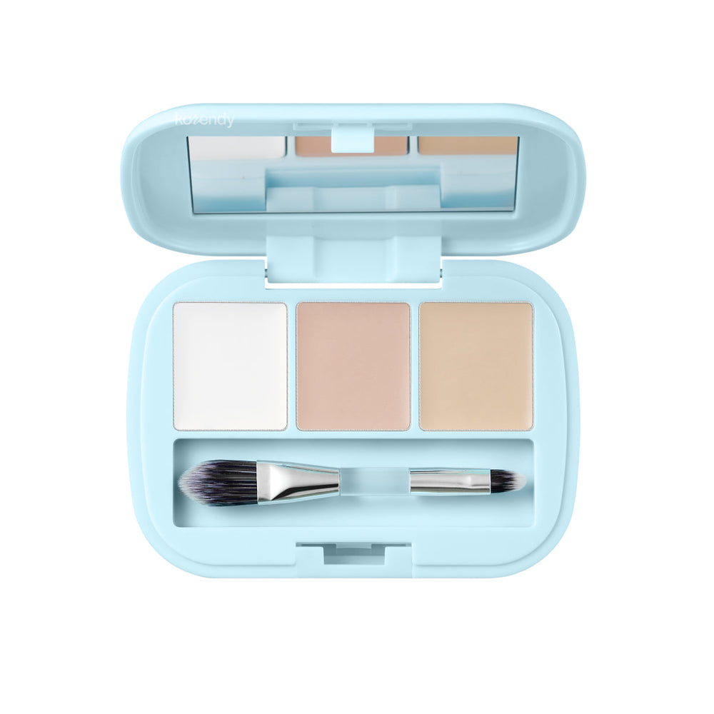 Amuse Airy Spot Concealer Palette Long-Wear Peptide Formula 4 Shades