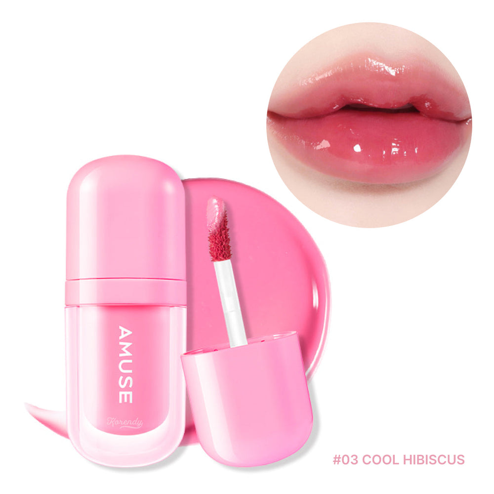 Amuse Bebe Tint Nourishing Lip Oil Tint 03 Cool Hibiscus 3.8g