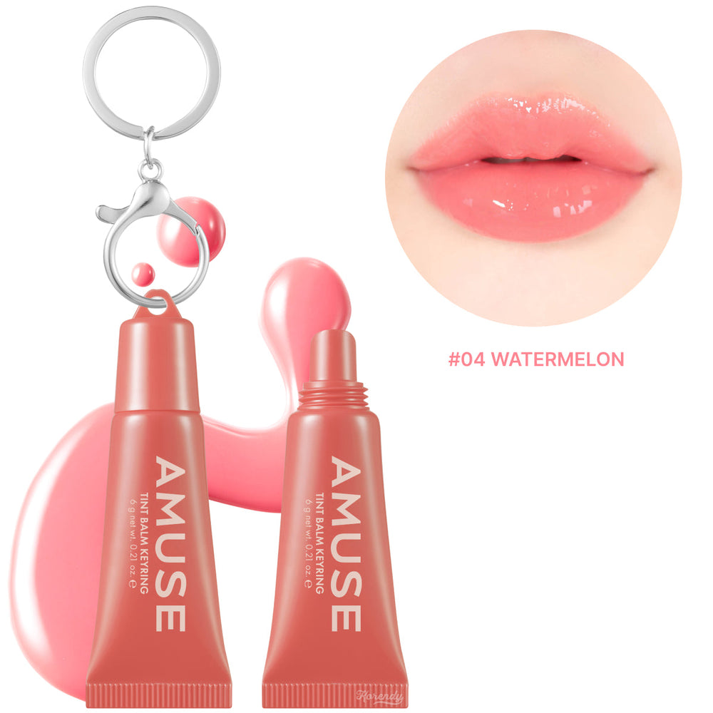 Amuse Care Tint Balm Keyring 04 Watermelon Peptide Lip Balm 6g