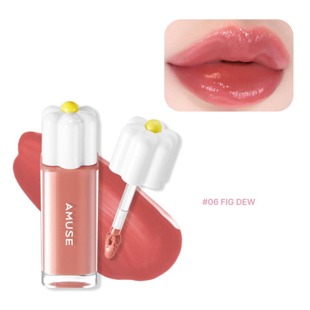 Amuse Dew Tint High Shine Hydrating Lip Stain 06 Fig Dew 4g