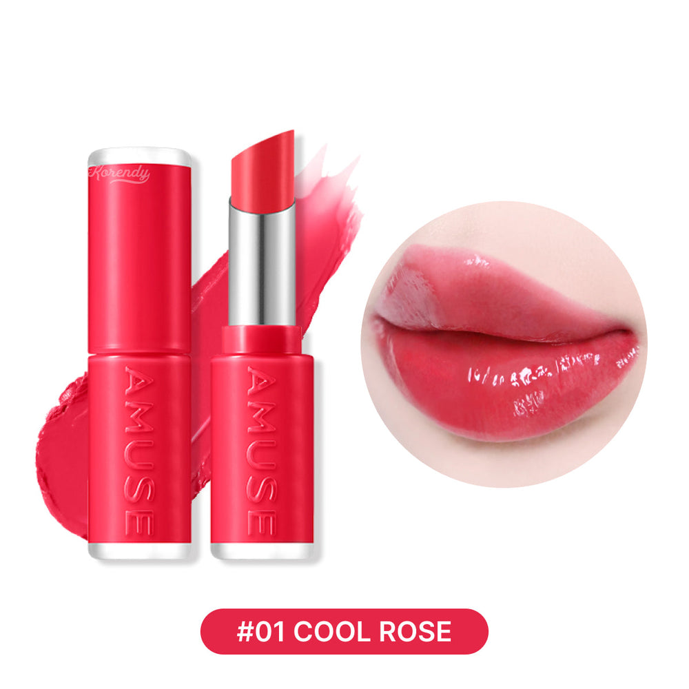 Amuse Fondue Balm Hydrating Lip Treatment 01 Cool Rose 2.9g