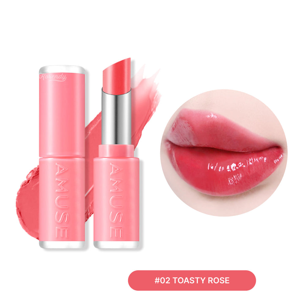 Amuse Fondue Balm Plumping Lip Balm 02 Toasty Rose 2.9g